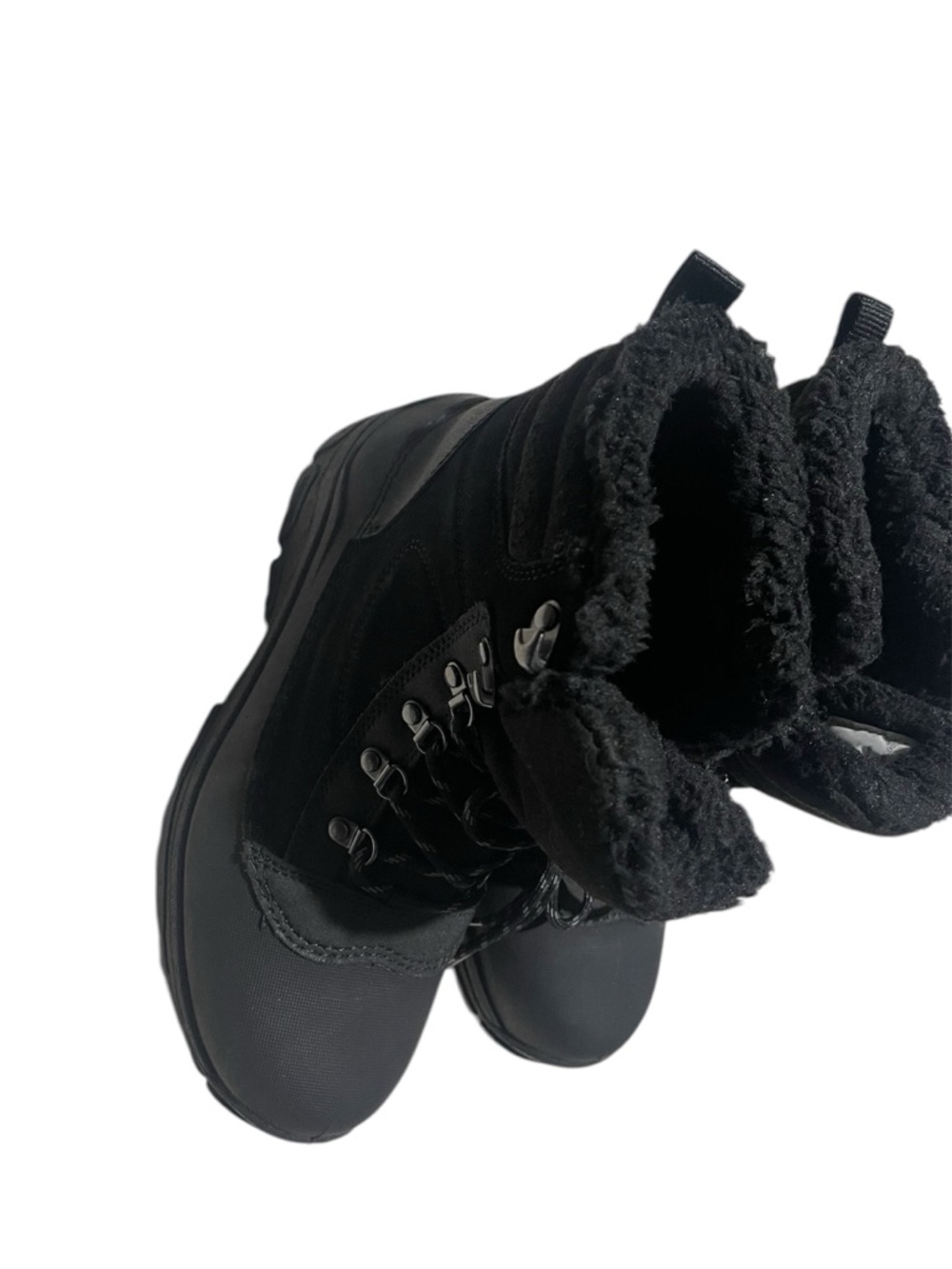 all in motion Black Men's Lug-Sole Boots